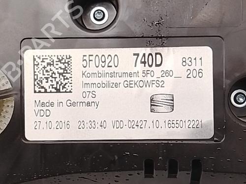 Instrument cluster SEAT LEON (5F1) 1.2 TSI | BP36666270C47 - Image 6