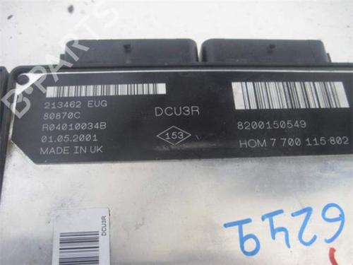 Used Engine control unit (ECU) RENAULT KANGOO Express (FC0/1_) D 65 1.9 (FC0E, FC02, FC0J, FC0N) (64 hp) 25465696