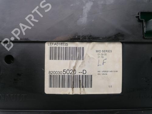 Instrument cluster RENAULT CLIO III (BR0/1, CR0/1) 1.5 dCi (BR0H, CR0H, CR1S, BR1S) | BP29051375C47 