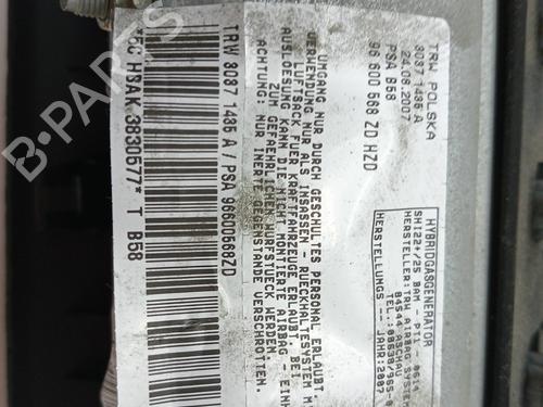 Driver airbag CITROËN C4 Picasso I MPV (UD_) 2.0 HDi 138 | BP23349815C9 