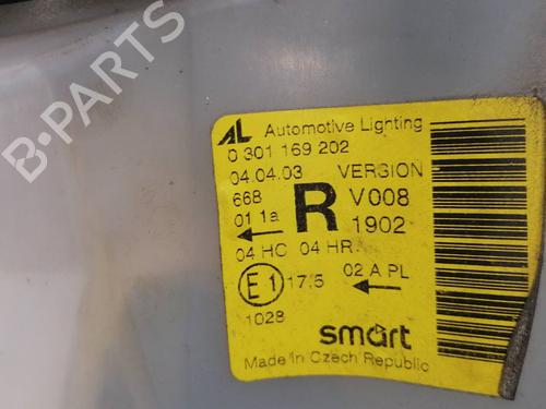 Used Right headlight SMART FORTWO Cabrio (450) 0.7 (450.452) (61 hp) 27461637