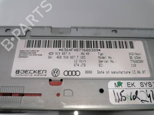 Radio AUDI A8 D3 (4E2, 4E8) 4.2 TDI quattro | BP23941372E6 