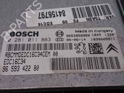 Computer motormanagement PEUGEOT 307 (3A/C) 1.6 HDi | BP25483036M57 