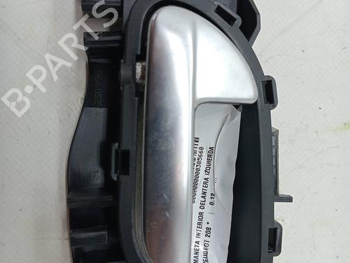 Used Front left interior door handle PEUGEOT 208 I (CA_, CC_) 1.6 HDi (92 hp) 23349787