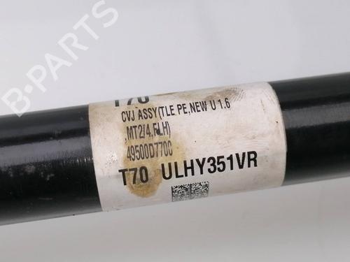 Left front driveshaft KIA SPORTAGE IV (QL, QLE) 1.7 CRDi | BP23938604M38 