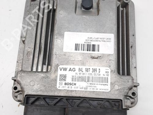 Used Engine control unit (ECU) SEAT LEON (5F1) 2.0 TDI (150 hp) 23365776
