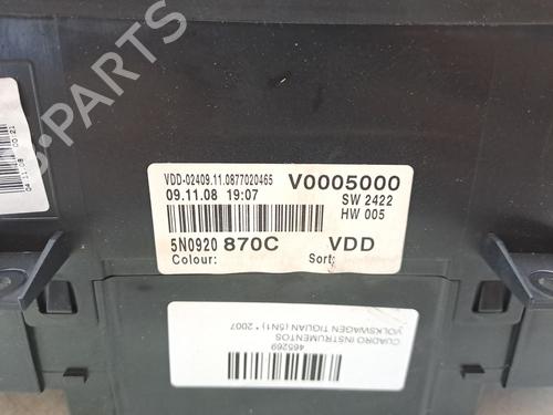 Instrument cluster VW TIGUAN (5N_) 2.0 TFSI 4motion | BP23359031C47 