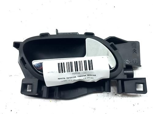 Poignée intérieure arrière droite CITROËN C3 II (SC_) 1.4 HDi 70 (SC8HZC, SC8HR0, SC8HP4) (68 hp) 30846291