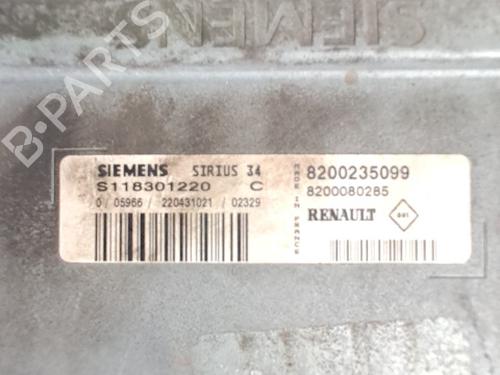Motorstyringsenhet RENAULT KANGOO (KC0/1_) 1.6 16V (95 hp) 29558261