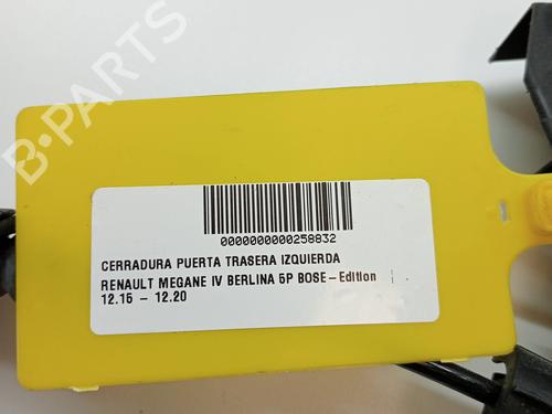 Venstre bak lås RENAULT MEGANE IV Hatchback (B9A/M/N_) 1.2 TCe 130 (B9MR) | BP23339023C100 