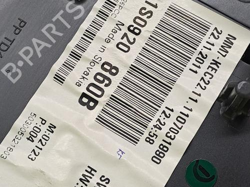 Instrument cluster VW UP! (121, 122, BL1, BL2, BL3, 123) 1.0 | BP24171461C47