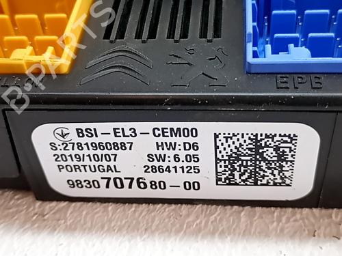 Fuse box CITROËN BERLINGO (ER_, EC_) 1.5 BlueHDi 100 | BP33760579E1 - Image 3