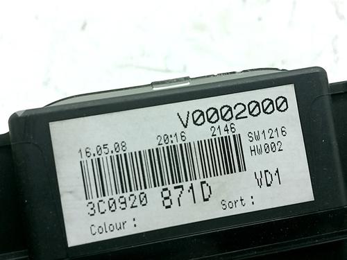 Instrument cluster VW PASSAT B6 (3C2) 1.8 TSI | BP38416162C47 - Image 3