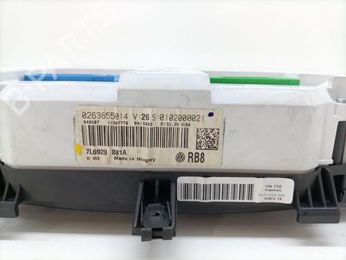 Instrument cluster VW TOUAREG (7LA, 7L6, 7L7) 3.0 V6 TDI | BP27519733C47