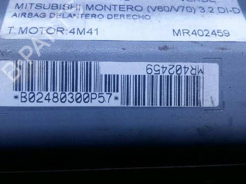 Passasjer kollisjonspute MITSUBISHI PAJERO III (V7_W, V6_W) 3.2 Di-D (V68W) | BP23387518C10 