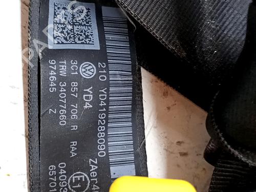 Front right seatbelt VW PASSAT B6 (3C2) 2.0 TDI 16V | BP31700706I25 - Image 2