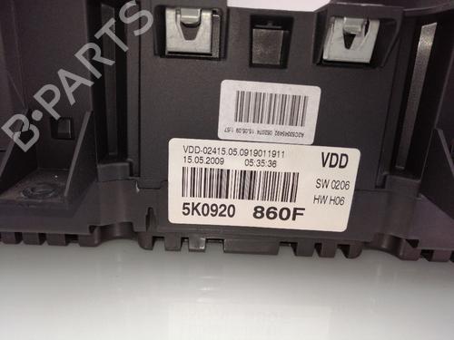 Instrument cluster VW GOLF V (1K1) 1.6 | BP24187929C47 