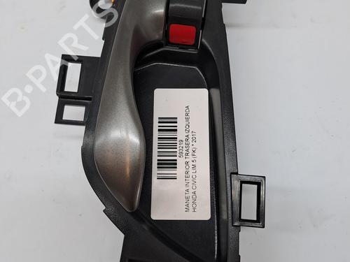 Used Rear left interior door handle HONDA CIVIC X Hatchback (FC_, FK_) 1.0 VTEC (FK6) (129 hp) 24108051
