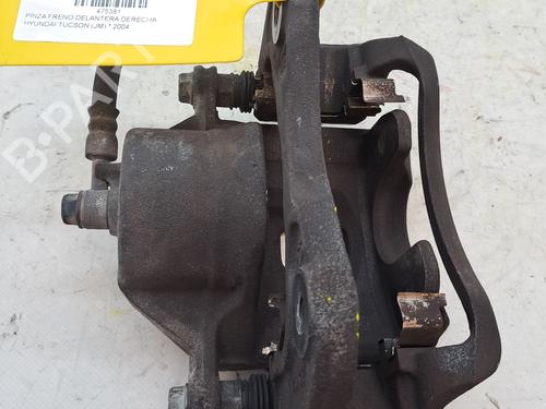 Used Right front brake caliper HYUNDAI TUCSON (JM) 2.0 CRDi (113 hp) 23359243