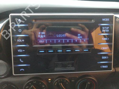 Used Radio TOYOTA HILUX VIII Pickup (_N1_) 2.4 D 4WD (GUN125_, GUN125R) (150 hp) 27461669