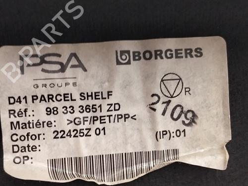 Rear parcel shelf DS DS 4 II (FR_, FB_, F3_, FP_) BlueHDi 130 (FBYHZT) | BP35968228C85 - Image 2