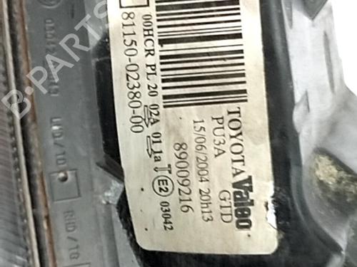 Left headlight TOYOTA COROLLA (_E12_) 2.0 D-4D (CDE120R, CDE120L_) | BP32843869C28 - Image 3