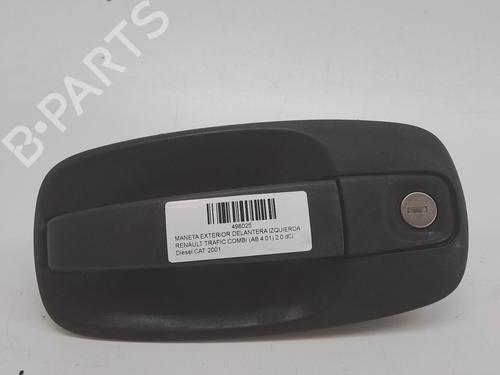 Used Front left exterior door handle RENAULT TRAFIC II Bus (JL) 2.0 dCi 115 (JL00, JL01, JL0H, JL0M, JL0U) (114 hp) 23287286