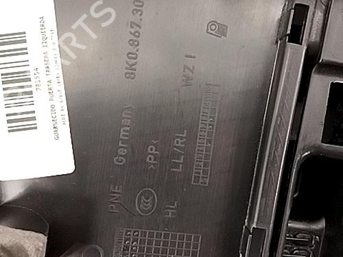 Rear left panel AUDI A4 B8 (8K2) 2.0 TFSI | BP30452549C60 