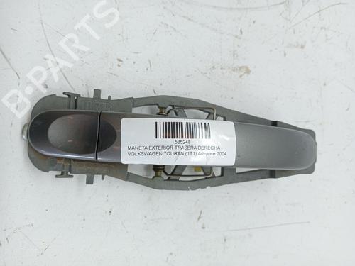 Høyre bak utvendig håndtak VW TOURAN (1T1, 1T2) 2.0 TDI 16V | BP23371353C130 
