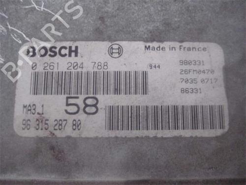 Engine control unit (ECU) CITROËN SAXO (S0, S1) 1.1 X, SX | BP25459833M57 