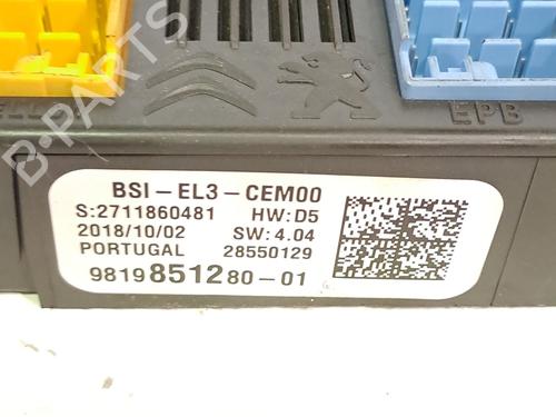 Fuse box CITROËN C3 AIRCROSS II (2R_, 2C_) 1.5 BlueHDi 100 (2CYHYJ) | BP29557153E1