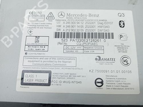 Display monitor MERCEDES-BENZ CLA Coupe (C117) CLA 200 CDI / d (117.308) | BP23360941C48 
