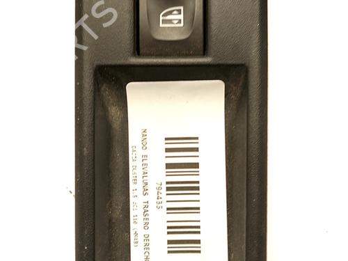 Used Right rear window switch DACIA DUSTER (HM_) 1.5 dCi 110 (HMAB) (109 hp) 30801596