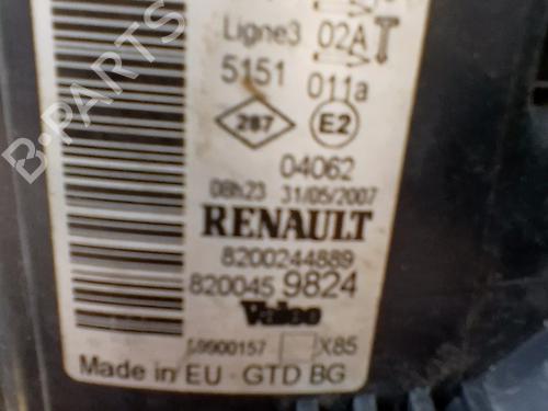 Used Left headlight Left headlight RENAULT CLIO III (BR0/1, CR0/1) 1.5 dCi (BR0H, CR0H, CR1S, BR1S) (106 hp) 33762919 33762919