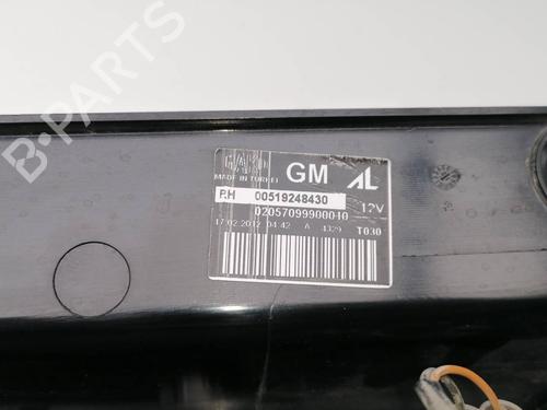 Right taillight OPEL COMBO Box Body/MPV (X12) 1.6 CDTI (B05) | BP23420531C35 