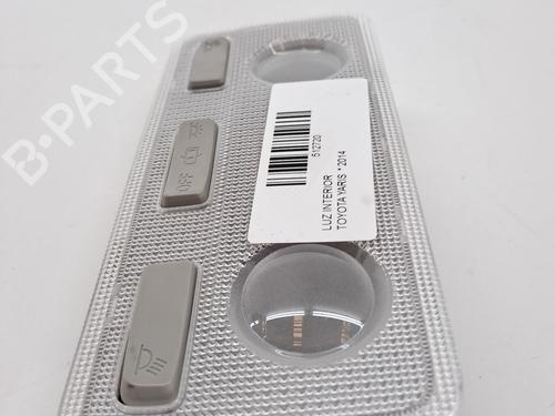 Interior roof light TOYOTA YARIS (_P13_) 1.5 Hybrid (NHP130_, NHP130) | BP23366692I8 