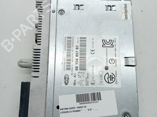 Used Radio CITROËN C4 SPACETOURER (3D_) 1.6 BlueHDi 120 (120 hp) 23345954
