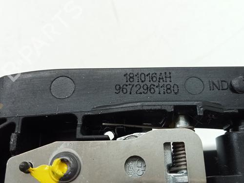 Rear left exterior door handle PEUGEOT 2008 I (CU_) 1.6 BlueHDi 100 | BP27461380C130 