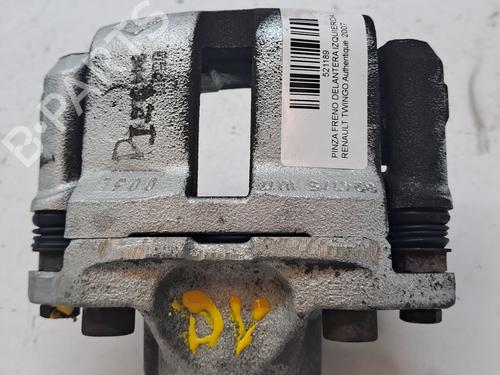 Used Left front brake caliper RENAULT TWINGO II (CN0_) 1.5 dCi (CN0E) (64 hp) 23367379