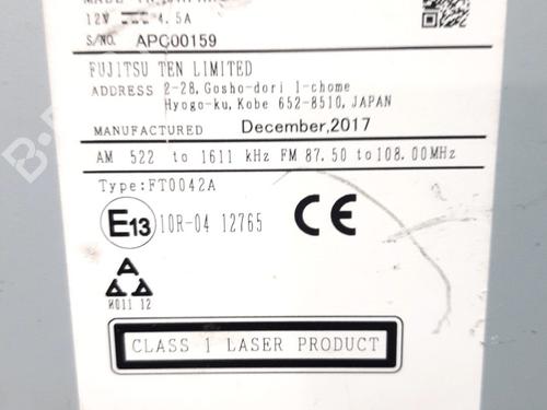 Radio LEXUS IS III (_E3_) 300h (AVE30_, AVE30R) | BP38990928E6 - Image 4