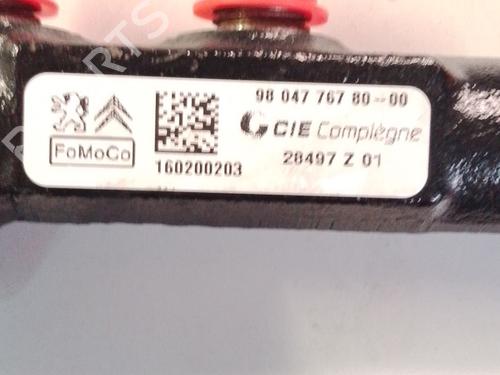 Injection rail PEUGEOT 3008 I MPV (0U_) 1.6 BlueHDi 120 | BP30050216M98 