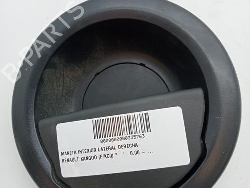 Used Front right interior door handle RENAULT KANGOO / GRAND KANGOO II (KW0/1_) 1.5 dCi 90 (KW05, KW08, KW0G, KW11) (90 hp) 23344357