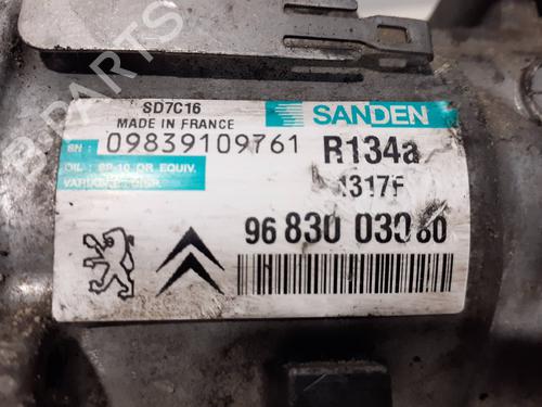 AC compressor PEUGEOT 407 (6D_) 1.6 HDi 110 (6D9HZC, 6D9HYC) | BP25465506M34 