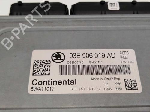 Used Engine control unit (ECU) SKODA FABIA II (542) 1.2 12V (60 hp) 23383675