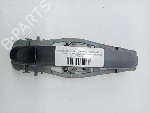 Used Rear left exterior door handle VW TOURAN (1T1, 1T2) 1.9 TDI (105 hp) 23369331