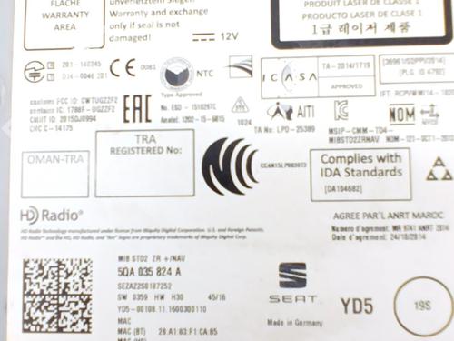 Radio SEAT LEON ST (5F8) 2.0 TDI | BP35752731E6 - Image 3