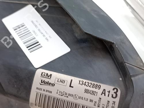 Left headlight OPEL CORSA D (S07) 1.2 (L08, L68) | BP39557061C28 - Image 3