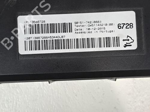 Elektronisk modul OPEL ZAFIRA TOURER C (P12) 1.6 CDTI (75) | BP23370625M83 