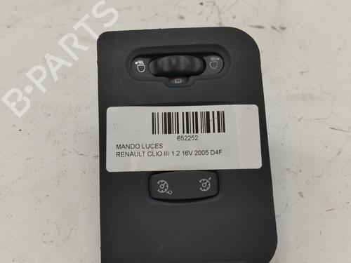 Used Headlight switch RENAULT CLIO II (BB_, CB_) 1.2 16V (BB05, BB0W, BB11, BB27, BB2T, BB2U, BB2V, CB05,... (75 hp) 25783418