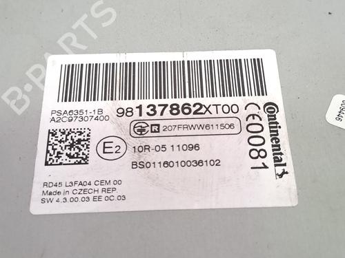 Radio PEUGEOT 3008 I MPV (0U_) 1.6 BlueHDi 120 | BP27463973E6 